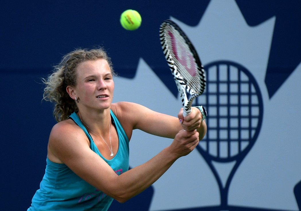 Kateřina Siniaková během Rogers Cupu v Torontu