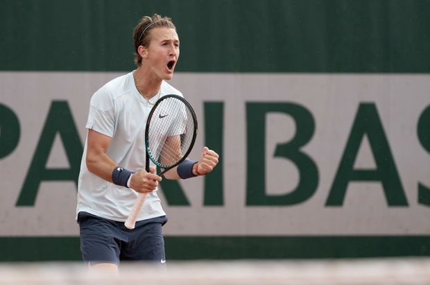 Sebastian Korda na Roland Garros Sebastian Korda na Roland Garros