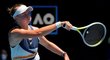 Česká tenistka Barbora Krejčíková během osmifinále Australian Open v zápase proti Viktorii Azarenkové