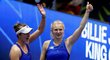 Český pár Barbora Krejčíková a Kateřina Siniaková vyhrál rozhodující čtyřhru proti Američankám