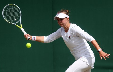 Barbora Krejčíková ve třetím kole Wimbledonu