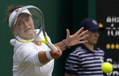 Barbora Krejčíková na Wimbledonu dohrála