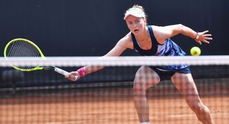 Prague Open: Krejčíková trápila Halepovou, nezvládla koncovku