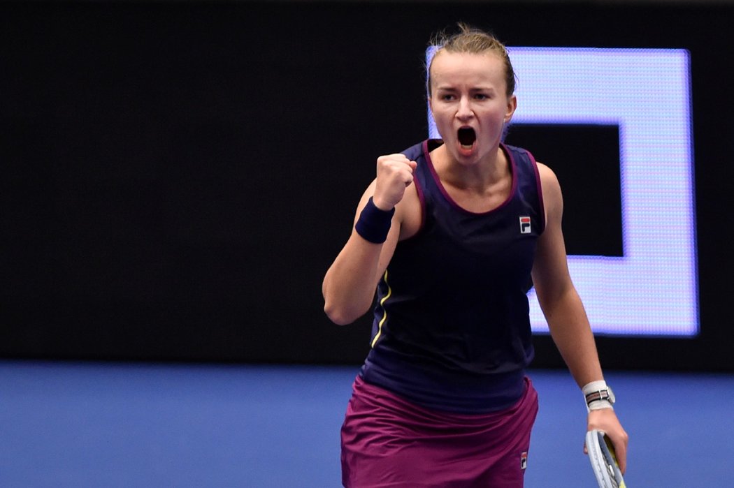 Barbora Krejčíková na turnaji v Ostravě porazila Shelby Rogersovou