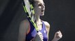 Kristýna Plíšková hraje na Australian Open hlavní soutěž potřetí a potřetí postoupila do 2. kola.