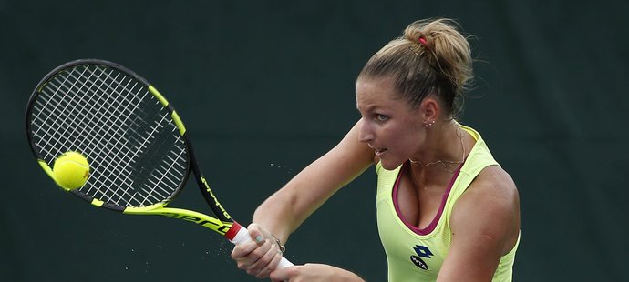 Kristýna Plíšková na turnaji v Miami