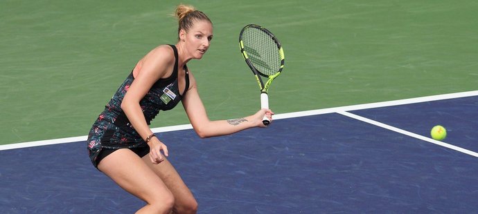 Kristýna Plíšková je na turnaji v Charlestonu už ve čtvrtfinále (archivní foto)