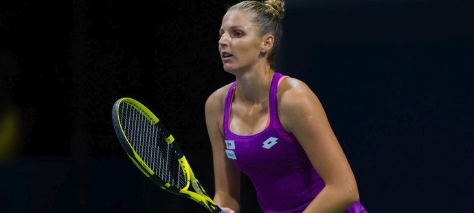 Česká tenistka Kristýna Plíšková vyhála ve dvou setech (archivní foto)