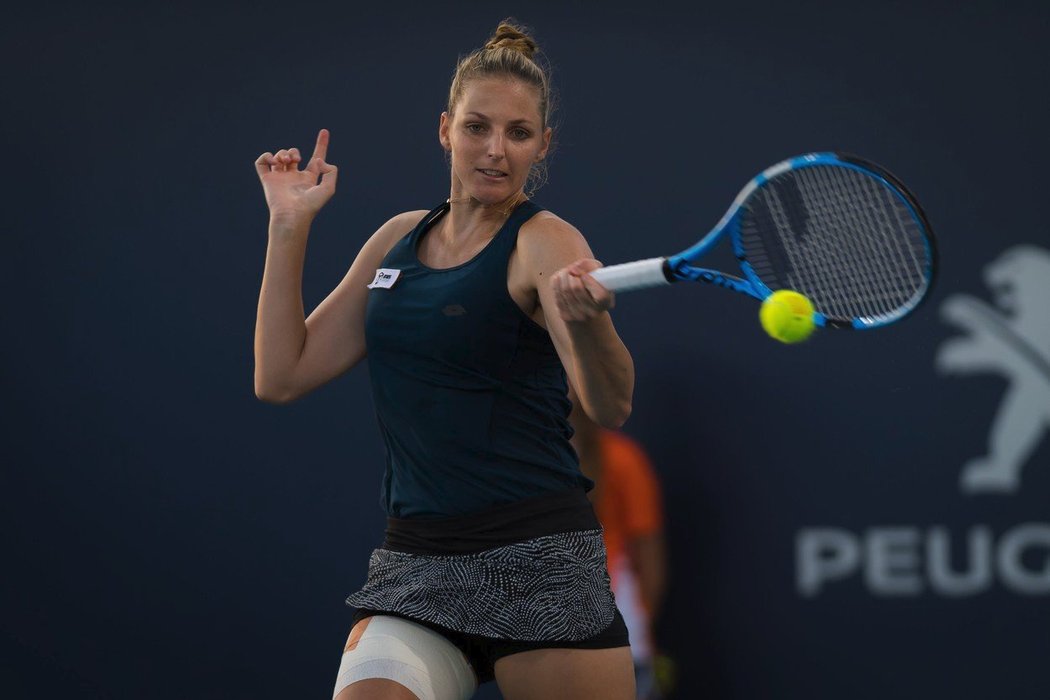 Tenistka Kristýna Plíšková porazila v 2. kole turnaje v Luganu 6:2, 6:4 Němku Antonii Lottnerovou a po téměř roce je na WTA Tour ve čtvrtfinále.  