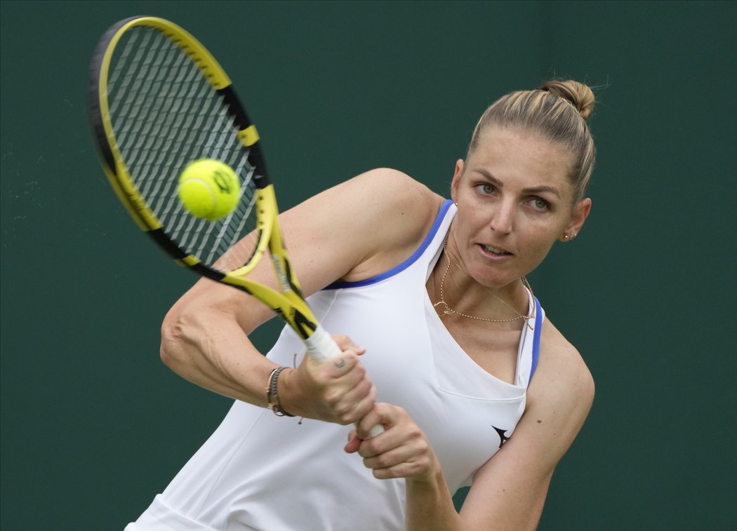 Kristýna Plíšková ve Wimbledonu zdolala Australanku Sharmaovou