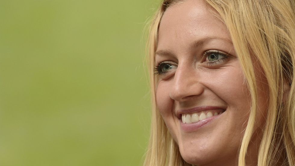 Petra Kvitová měla důvod k úsměvu