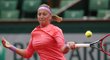 Petra Kvitová v úvodním zápase na French Open proti Erakovičové