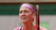 Pojď! Petra Kvitová se povzbuzuje v zápase s Erakovičovou v prvním kole French Open