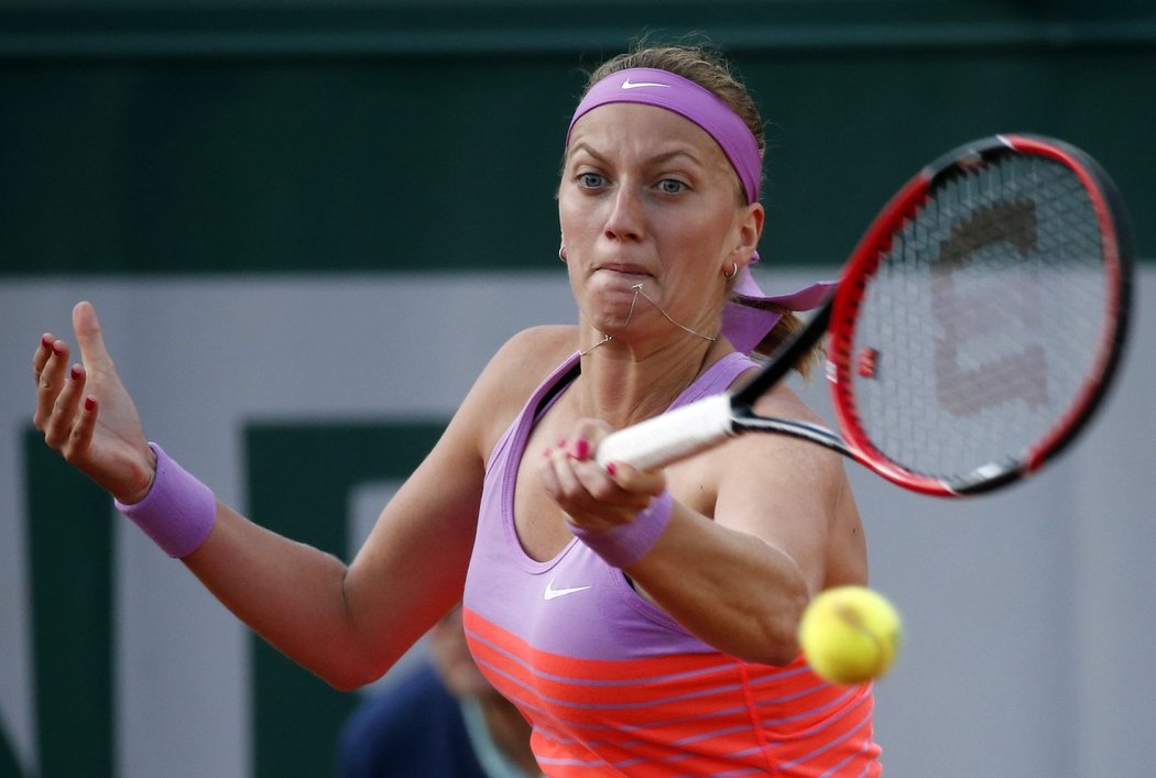 Petra Kvitová v osmifinále French Open