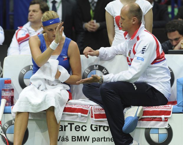 Kapitán českého fedcupového týmu Petr Pála Kapitán českého fedcupového týmu Petr Pála