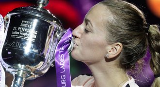 Vítězství a posun. Šampionka z Petrohradu Kvitová je v žebříčku WTA jednadvacátá