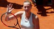 Česká tenistka Petra Kvitová krátce poté, co na turnaji v Madridu zdolala olympijskou vítězku, Portoričanku Puigovou