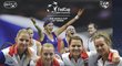 České tenistky při prvním tréninku na ženský Fed Cup proti Francii