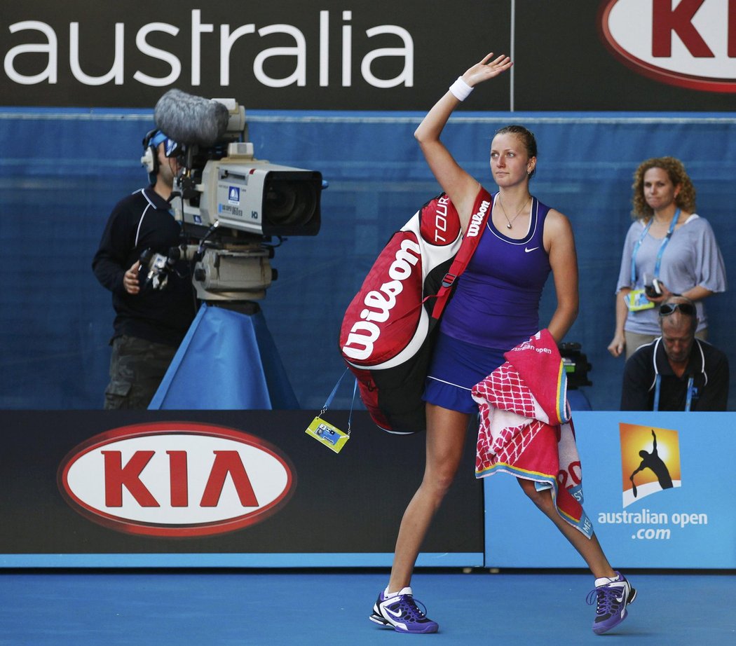 Petra Kvitová se loučí s Australian Open v semifinále