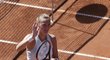 Petra Kvitová slaví postup do čtvrtfinále