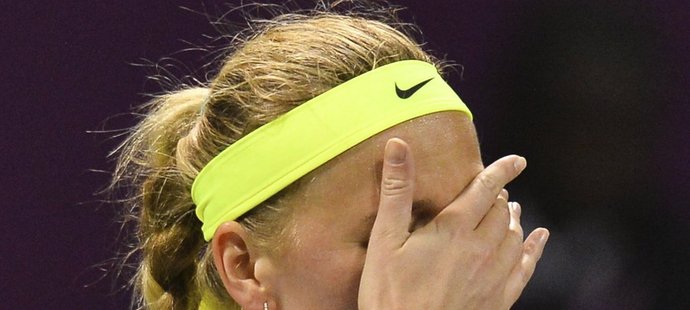 Petra Kvitová by se nejraději neviděla, čtvrtfinále v Dauhá jí vůbec nevyšlo