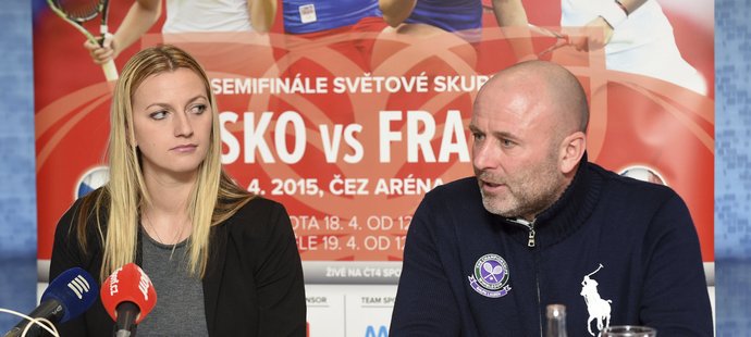 Petra Kvitová se vrátí na kurty během fedcupového utkání proti Francii.