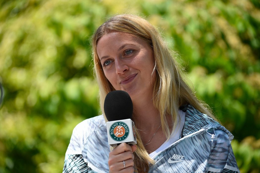 Petra Kvitová poskytuje před French Open rozhovory