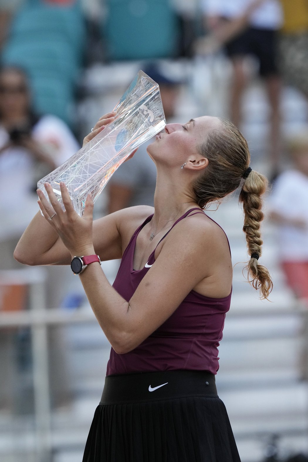Petra Kvitová poprvé v kariéře vyhrála turnaj v Miami