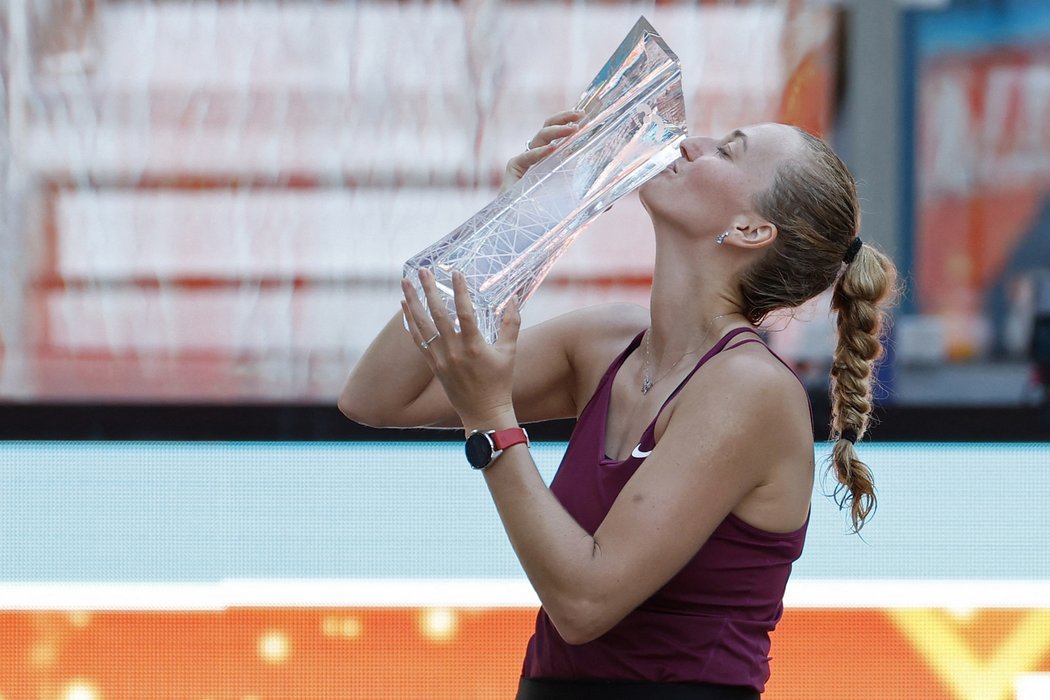 Petra Kvitová, šampiona turnaje v Miami!