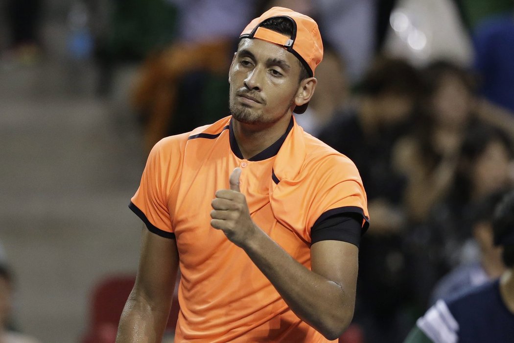 Australský tenista s rozporuplnou pověstí Nick Kyrgios