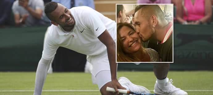 Australský tenista Nick Kyrgios se na zápas s Rafaelem Nadalem chystal v restauraci, líbal pohlednou reportérku