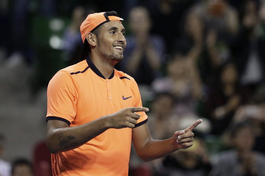 Australský tenista s rozporuplnou pověstí Nick Kyrgios