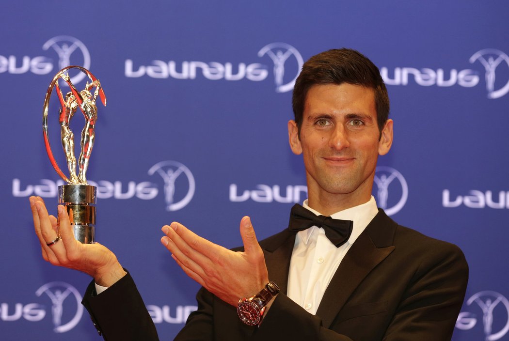 Srbský tenista Novak Djokovič získal podruhé za sebou a celkově potřetí v kariéře ocenění Laureus pro nejlepšího sportovce světa za uplynulý rok