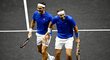 Roger Federer a Rafael Nadal doprovázeli zápas i se smíchem