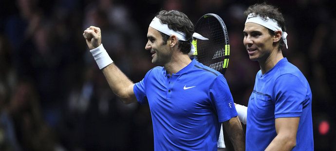 Potlesk vestoje pro legendy. Na čtyřhru s Rafou nezapomenu, zářil Federer