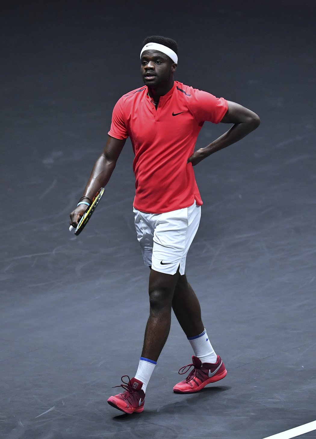 Americký mladík Frances Tiafoe se dlouho proti favoritovi Čiličovi držel, nakonec padl