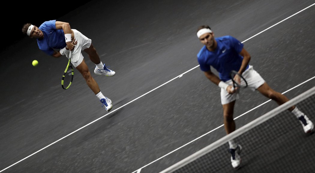 Nadal a Federer působili na kurtu jistým dojmem