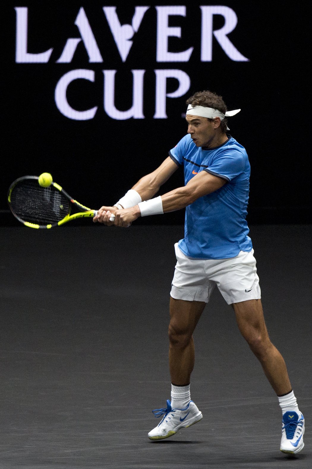 Rafael Nadal v prvním setu vládl