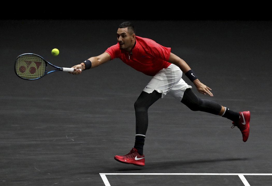 Nick Kyrgios svého soupeře v prvním setu předčil