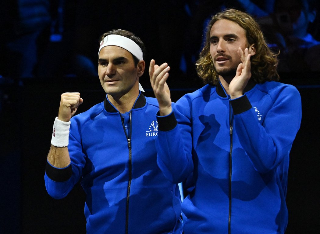 Federer na střídačce výběru Evropy na Laver cupu