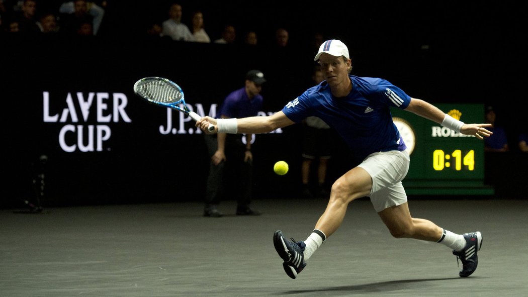 Tomáš Berdych bojoval na Laver Cupu s Kyrgiosem