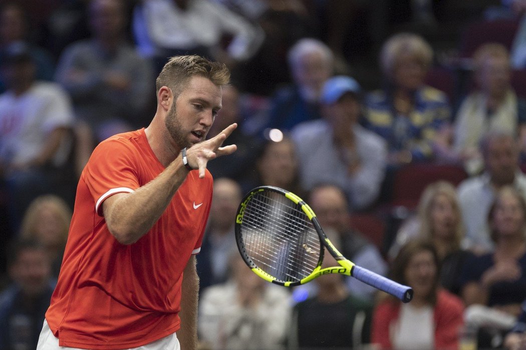 Jack Sock ve své první dvouhře na Laver Cupu neuspěl.