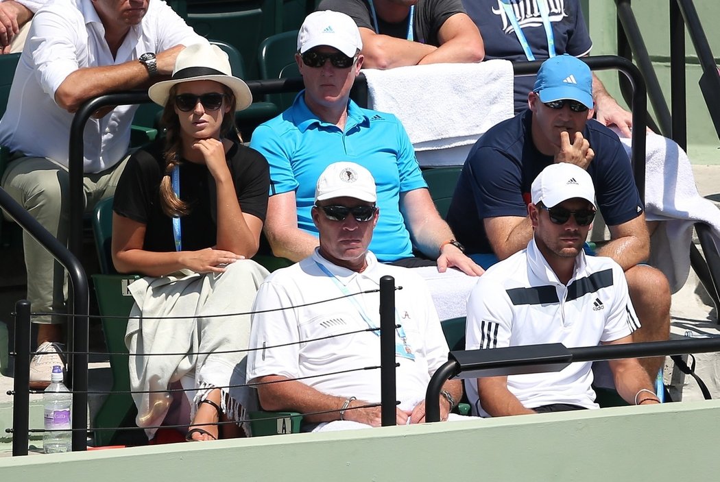 Ivan Lendl, bývalý kouč Andyho Murrayho, se neskrývá. Naopak při nedělním 3. kole turnaje v Miami vyrazil do hráčského boxu svého bývalého svěřence