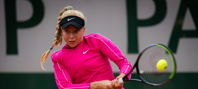 Česká tenistka Linda Fruhvirtová 