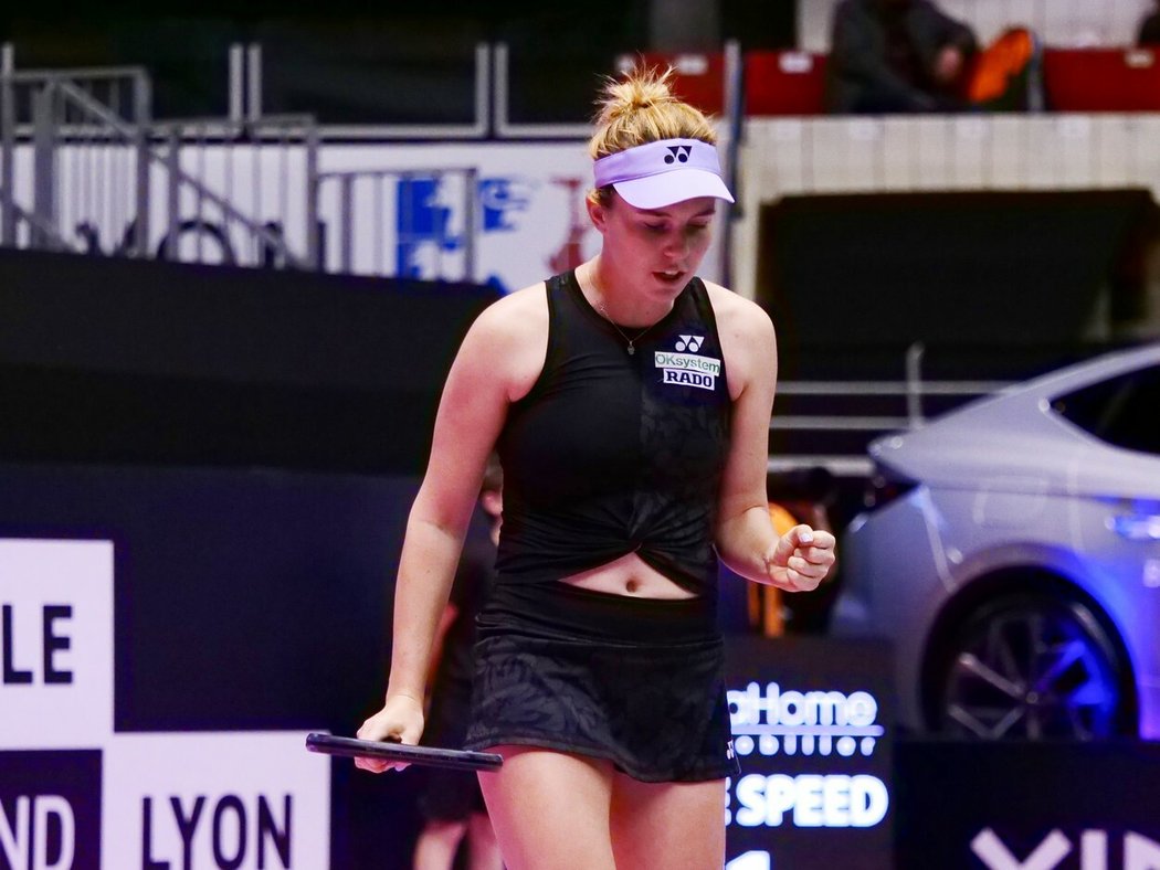 Linda Nosková na turnaji v Lyonu