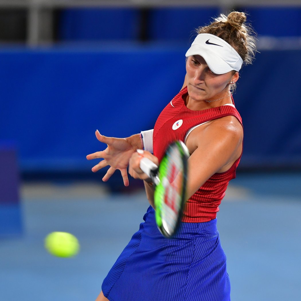 Markéta Vondroušová v semifinálovém klání