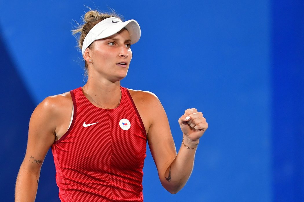 Markéta Vondroušová v semifinálovém klání