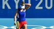 Barbora Krejčíková skončila na olympijském turnaji na raketě Belindy Bencicové ze Švýcarska