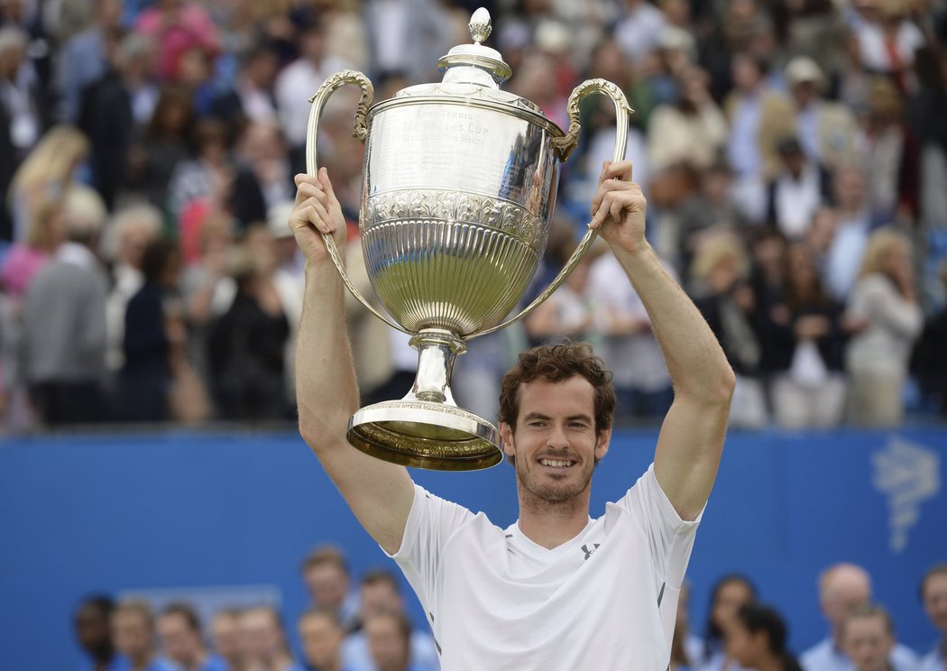 Andy Murray slaví svůj další titul s Queens Clubu