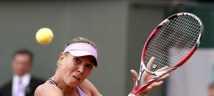 Lucie Hradecká na Roland Garros